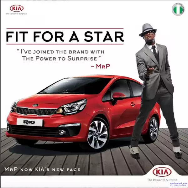 Peter Okoye Of Psquare Emerges As Brand Ambassador of Kia Motors Nigeria